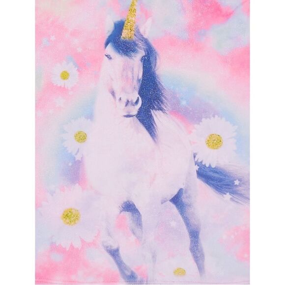 Girls Unicorn Printed Tankini Swimsuit Bathing Suit 2-Pack Size L 10/12 - Picture 7 of 11